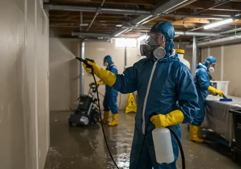 Basement Sanitization and Antimicrobial Treatment process in Munday, TX